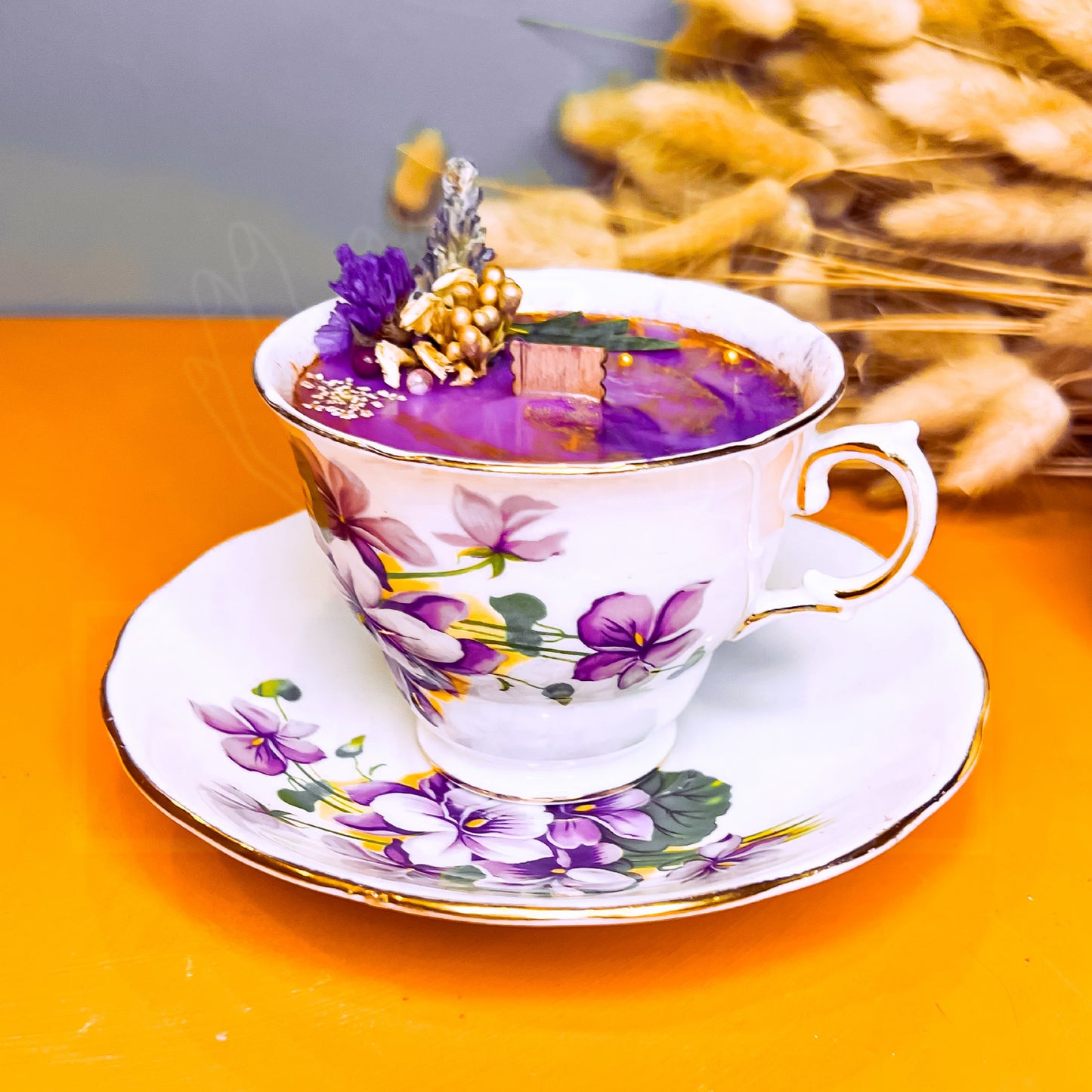 Velvet Saffron TeaCup