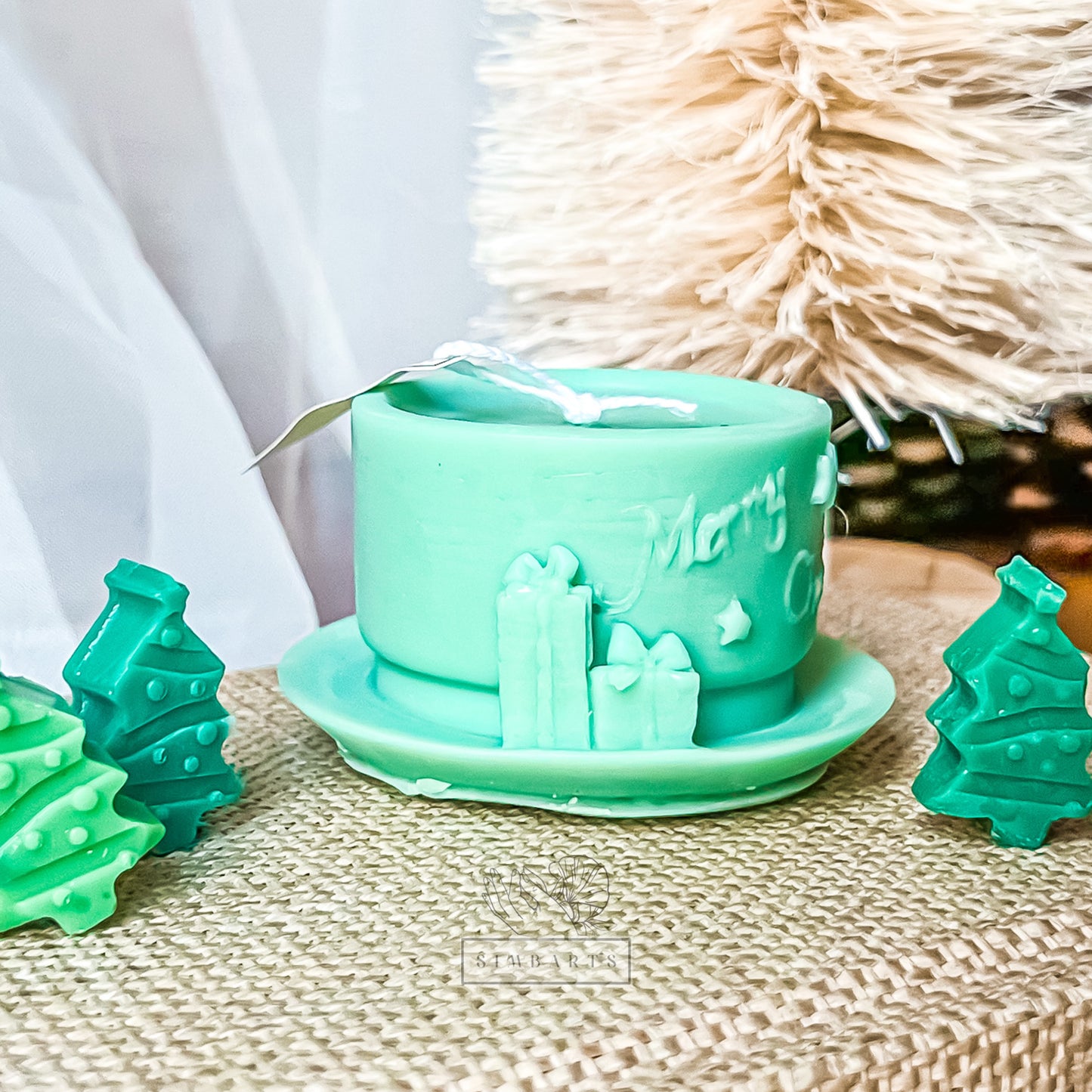 Merry Christmas Teacup mold